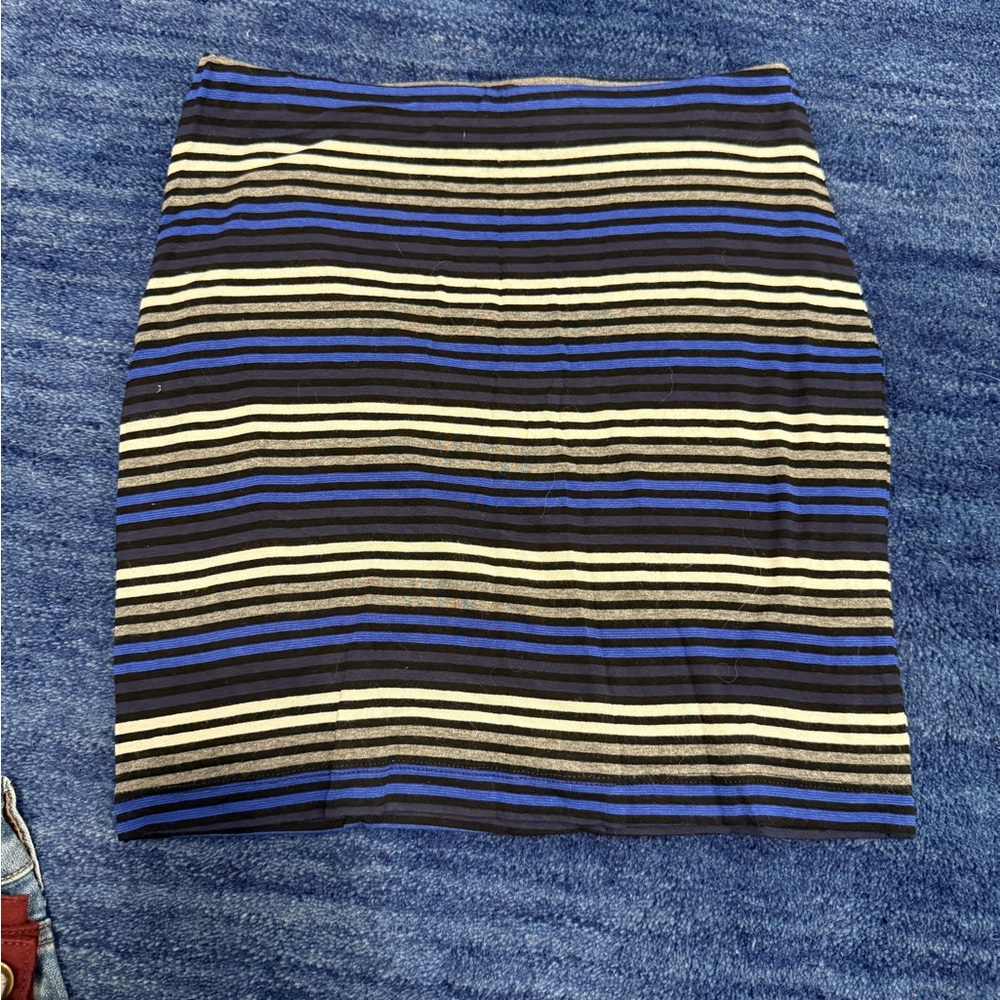 Fifteen Twenty Black and Gold Mini Pencil Skirt